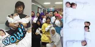 FOTO: Ini Bayi Kembar Lima Asal Cirebon Yang Bikin Heboh, AIUEO!