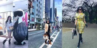 FOTO: Ini Lho Harga OOTD Ratusan Juta Syahrini Selama di Jepang