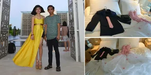 FOTO: Inilah Detail Baju Pengantin Bella Shofie & Suryono