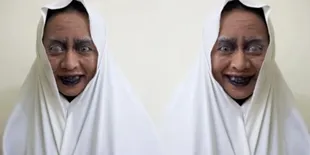 FOTO: Ini 'Penampakan' Nenek Mukena Dari Keluarga Tak Kasat Mata