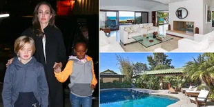FOTO: Inilah Rumah Mewah Yang Disewa Angelina Jolie & 6 Anaknya