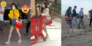 Foto Irene di Bali Tanpa Member Red Velvet Lainnya, Santai Banget Belanja di Supermarket Pakai Sandal