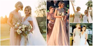 FOTO: Jadi Bridesmaid Nikahan Teman, Taylor Swift Secantik Angel