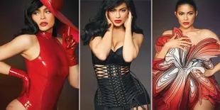 FOTO: Jadi Model, Kylie Jenner Cantik Pakai Lingerie & Baju Latex