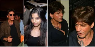 FOTO: Jalan Bareng Suhana & Aryan, SRK Pamer Tato Baru di Dada