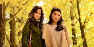 FOTO: Jalan-Jalan di Korea, Cantiknya Nia Ramadhani Pakai Hanbok