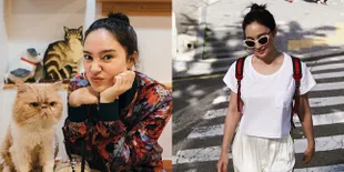 FOTO: Jalan-Jalan di Korea, Tatjana Saphira Mampir di Kafe Kucing