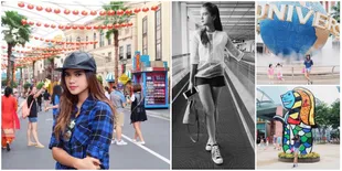 FOTO: Jalan-Jalan Seru Audi Marissa ke Singapura, Tetap Stylish