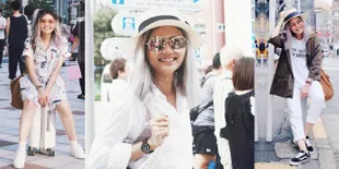 FOTO: Jalan ke Jepang, Rina Nose Tampil Cantik Dengan Rambut Baru