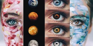 FOTO: Jika Bola Mata Seperti Ini, Kamu Pasti Jadi Pusat Perhatian