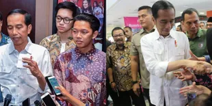 FOTO: Jokowi Nonton 'YOWIS BEN' Bareng Bayu Skak Dkk di Malang