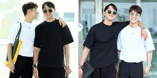 FOTO: Jungshin - Minhyuk CN Blue Berangkat ke Bali Sebelum Wamil