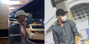 FOTO: Juniornya Pulang, Donghae & Eunhyuk SuJu Tiba di Jakarta