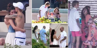 FOTO: Justin Bieber & Selena Gomez Mesra di Pernikahan Ayahnya