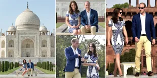 FOTO: Kate Middleton & William Saat ke Taj Mahal, Semesra Prewed!