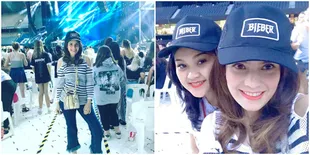 FOTO: Ke Australia, Carissa Putri Tonton Konser Justin Bieber!