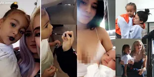 FOTO: Kebersamaan Kylie Jenner Dengan Keponakan, Siap Jadi Ibu?