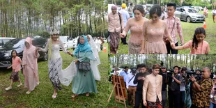 FOTO Kedatangan Syahnaz Sadiqah ke Venue Pernikahan, Deg-Degan!