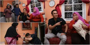 FOTO: Kejutan! Lyla Band Datangi Rumah Fans Buat Buka Bareng