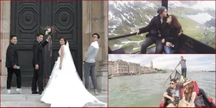 FOTO: Keliling Eropa, Samuel dan Franda Prewed Sekaligus Liburan