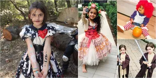 FOTO: Keluarga Artis Yang Tampil Matching di Halloween, So Sweet