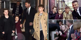 Keluarga Beckham Hadiri New York Fashion Week, Harper Cantik!