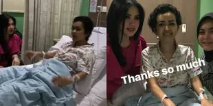 FOTO: Kembali Dirawat di Rumah Sakit, Jupe Masih Bisa Tertawa