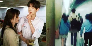 FOTO: Kemesraan Ahn Jae Hyun & Goo Hye Sun di Bandara Bikin Baper