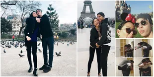 FOTO: Kemesraan Al Ghazali & Alyssa Daguise di Paris, Bikin Iri