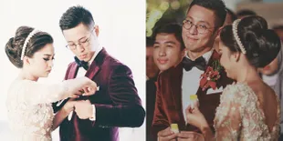 FOTO: Kemesraan Junior - Putri Titian Saat Resepsi Bikin Meleleh!
