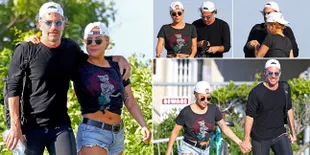 FOTO: Kemesraan Lady Gaga & Pacar Barunya Saat Kencan, So Sweet!