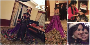 FOTO: Kenakan Kebaya Mewah, Miss International 2015 Penuh Pesona