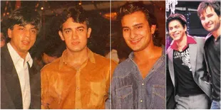 Foto Kenangan Tingkah Gokil Empat Khan di Bollywood, Dulu Kompak!