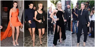 FOTO: Kendall - Bella Hadid Cantik Mempesona di Acara Vogue Party