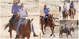 FOTO: Kendall & Caitlyn Jenner Tunggangi Kuda, Keren & Anggun