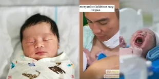 Foto Kenzo Eldrago Anak Kedua Baim Wong dan Paula Verhoeven, Bayi Ganteng Dibilang Kayak Orang Korea