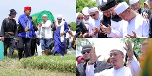 FOTO: Ketegaran Opick Saat Prosesi Pemakaman Wulan Mayasari