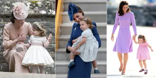 FOTO: Ketika Kate Middleton & Charlotte 'Kembaran' Baju, Cute!