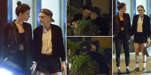 FOTO: Ketika Kristen Stewart Gandeng & Cium Mesra St Vincent