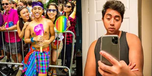 Foto Kia AFI Ikut Parade LGBT di Amerika, Tampak Bahagia dengan Warna-Warni Pelangi