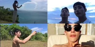 FOTO: Lee Soo Hyuk Sukses Tak Ketahuan Fans Saat Liburan di Bali