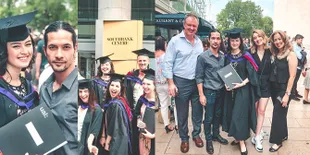 FOTO Kimberly Ryder Wisuda di London, Ditemani Edward & Keluarga
