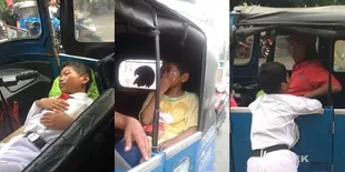 FOTO: Kisah Pilu Amat & Ayahnya, 11 Tahun Bertahan Hidup di Bajaj