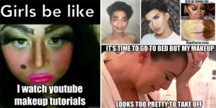 FOTO: Kocak! Meme Cewek Dandan Menor Ini Bikin Cowok Jengkel Abis