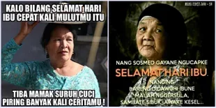 FOTO: Kocak, Meme-Meme Ini Sindir Netizen Pasang Status Hari Ibu