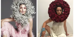 FOTO: Kocak, Wanita Ini Tiru Foto Ala Selebriti Hollywood