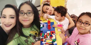 FOTO: Kompak, Kedekatan Dewi Rezer dengan 2 Anaknya Pasca Cerai