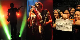 Foto Konser All Time Low di Jakarta - Dilempari Bra
