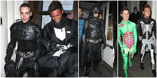 Foto Kostum Halloween Batman ala Liam Payne One Direction