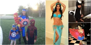 FOTO: Kostum Halloween Keluarga Kardashian, Seksi - Menggemaskan